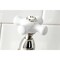 Kingston Brass KS1276PXBS Heritage Bridge Kitchen Faucet W/ Brass Sprayer, Nickel KS1276PXBS - alternate 2